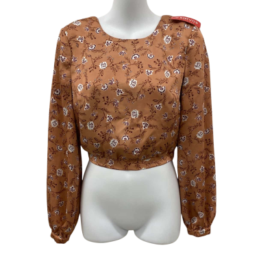 Kookai Womens  Size 34 Cropped Top Floral 