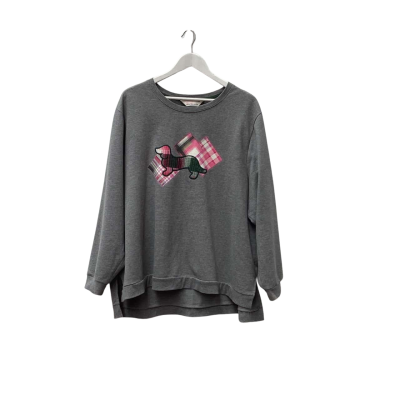 Peter Alexander Womens  Size 24 Grey Long-sleeved top