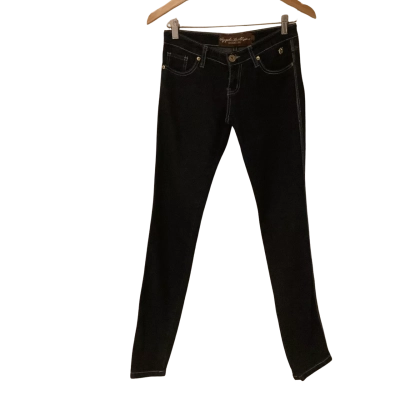 Apple Bottom Signature Jeans.   Dark Blue. Skinny Fit  Size 10 