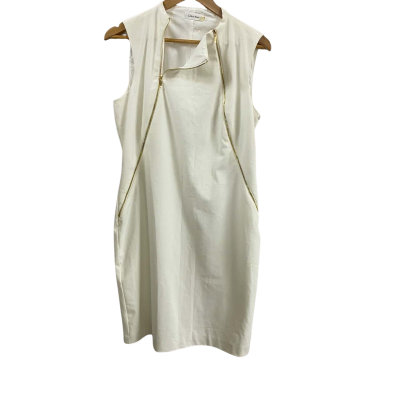 Calvin Klein Womens  Size 12 Dress Ivory