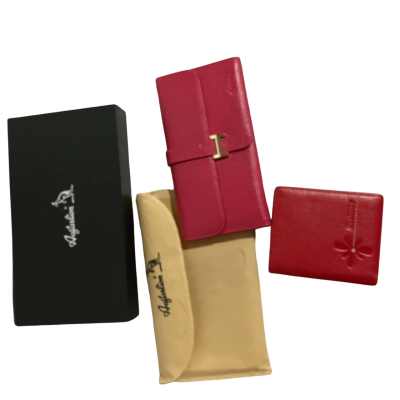 AUSTARLION WALLET Red & EUMUNDI SMALL WALLET