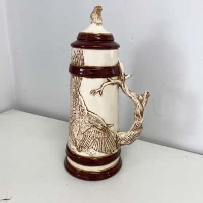 Handcrafted 3 Litre Eagle Design Beer Stein