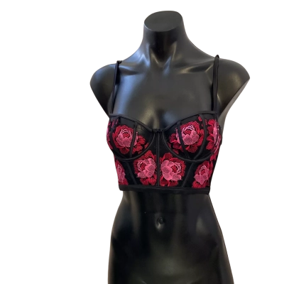 Bras N Things Womens  Size 10 Bra Black  / Pink  / Red 