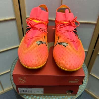 REDUCED New With Tags PUMA Men's Size UK 11 US 12 EUR 46 Future 7 Ultimate FG/AG Football Boots Sunset Glow - PUMA Black