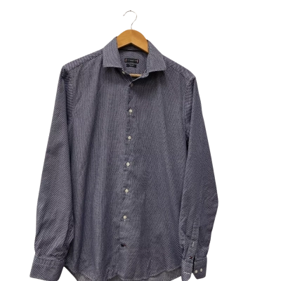 Tommy Hilfiger Mens  Size L / M Long Sleeve Shirt Blue / Yellow 
