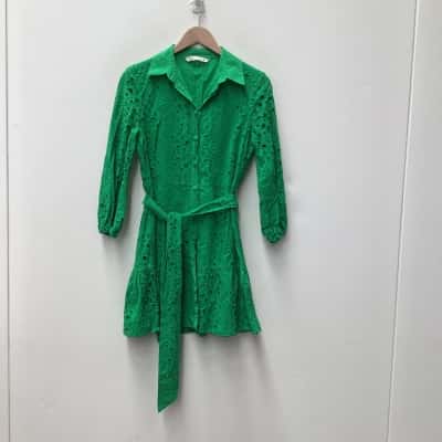 Zara Womens  Size M Green dress