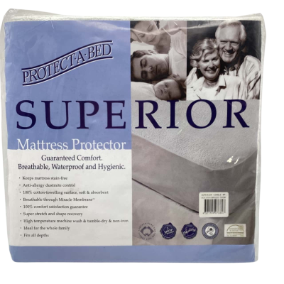 BNWT Protector A Bed Superior Mattress Protector Single Bed (Loose Manchester)