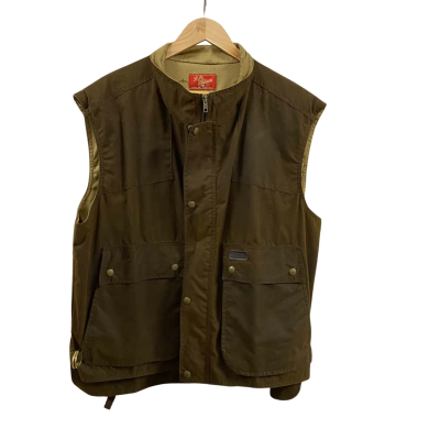 R.M.Williams Mens  Size XL Oil Skin Regular Fit Vest Jacket 