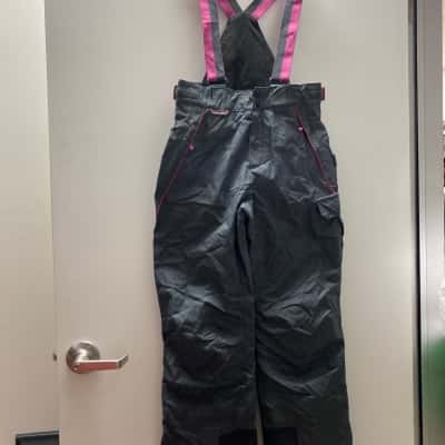 Crane Womens  Size 12 Ski Pants Grey / Pink  