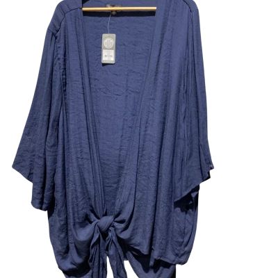 Autograph Womens  Size 30 Swimwear Coverup/Longline Cardigan Navy Blue 