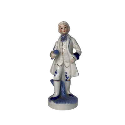 Vintage Porcelain Victorian Man Figurine