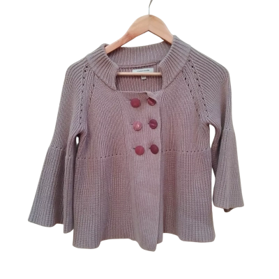 Womens Mademoiselle Beige Cardigan Size 38
