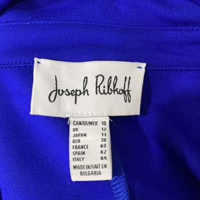 Joseph Ribkoff Womens  Size 12 Open Jacket Blue 