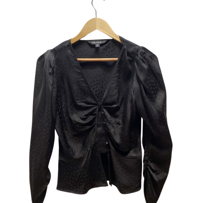 Forever New Womens  Size 8 Black Top