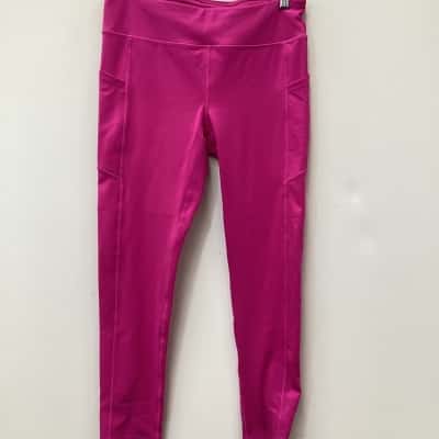Rockwear Womens  Size 14 Pink  leggings with side pockets 