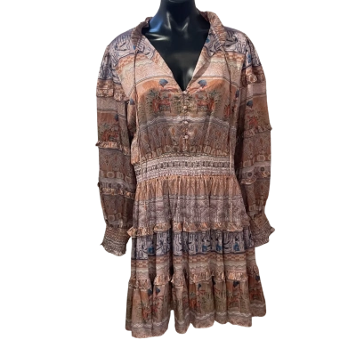 City Chic Womens  Size S Babydoll Dress Multicoloured 