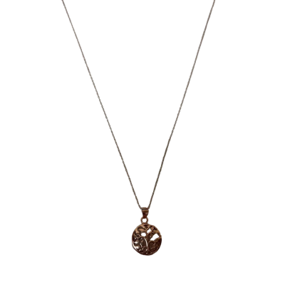 Gold plated sterling silver tree of life pendant on chain