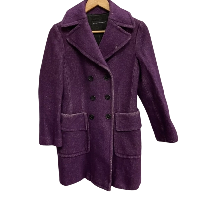 Massimo Rebecca  Womens  Size 42 Winter Coat Purple 