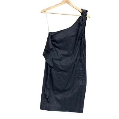 Hi There Womens Off The Shoulder Dress Black Size 8