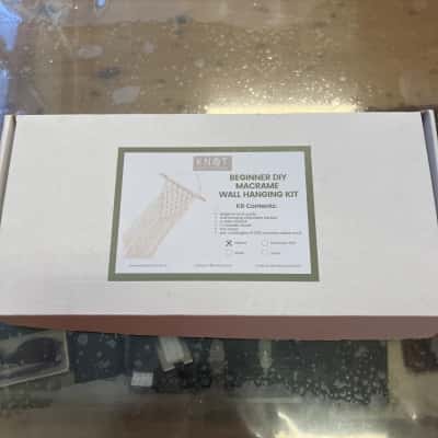 Beginner DIY macrame wall hanging kit 