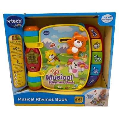 VTech Baby Musical Rhymes Book (Damaged Box)