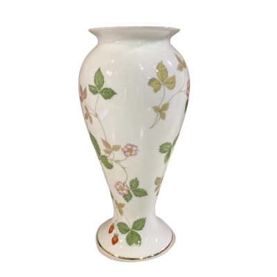 Vintage Wedgewood Wild Strawberry Vase