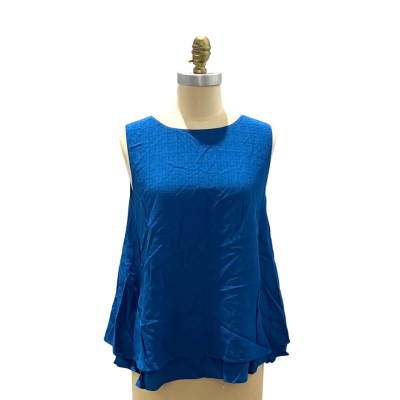 Mister Zimi Womens  Size 10 Blouse Blue 