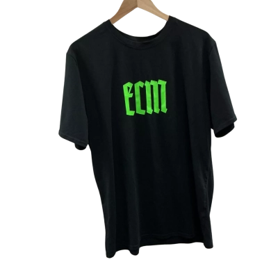 ECM Mens  Size XL Short Sleeve T-shirt Black