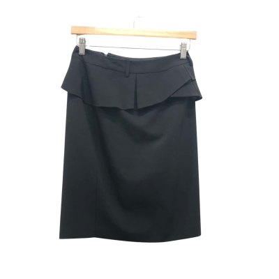 Portmans Womens  Size 8 Midi Skirt Black  