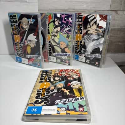 Bundle Of Four Soul Eater DVDS - 2 DVDS per case 