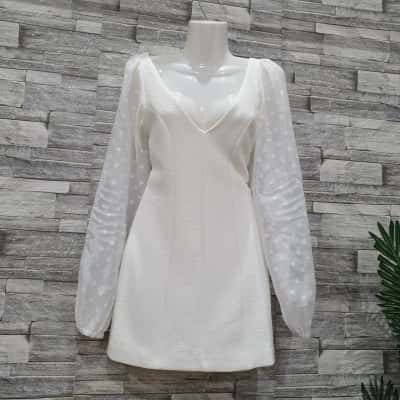 BWLDR Womens  Size 8 White 