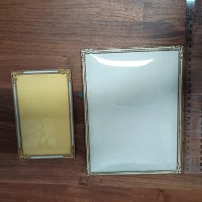 2 x Vintage Small Photo Frames
