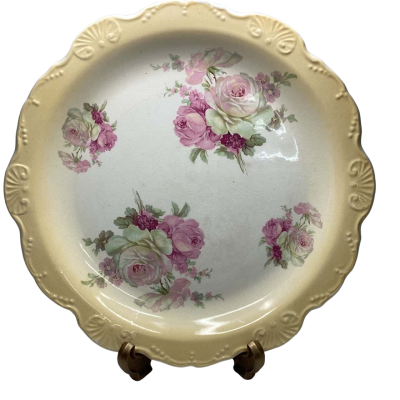 Vintage Old Foley Plate Harmony Rose by James Kent