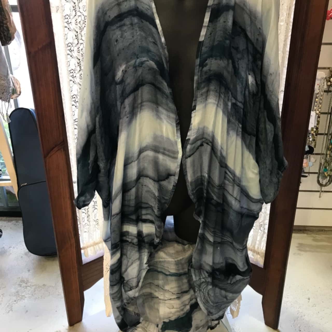 Namaskar Wearable Art Womens Size One Size Blue / Pattern Kimono(s)