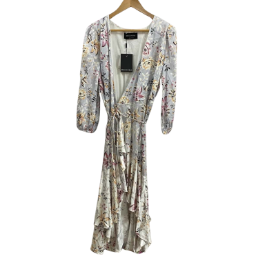 Decjuba Womens  Size 10 Charlotte Ruffle Wrap dress Whimsy Floral