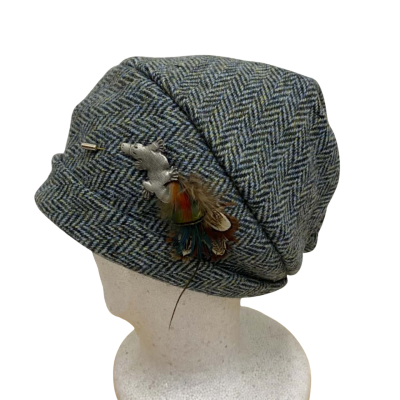 Vintage Harris Tweed Womens Hat