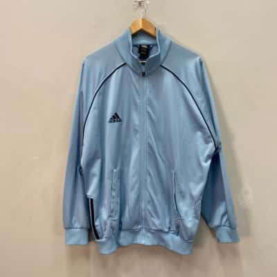 Adidas Mens  Size XL Lightweight Jacket Blue 
