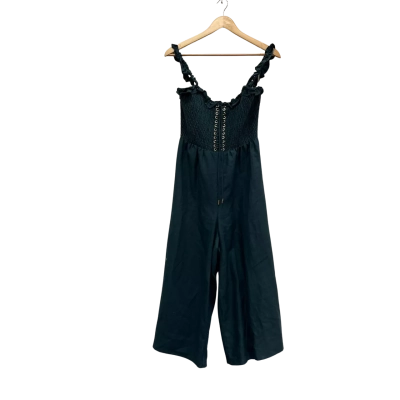 Elliatt Womens Green Wide Leg Jumpsuit Size S