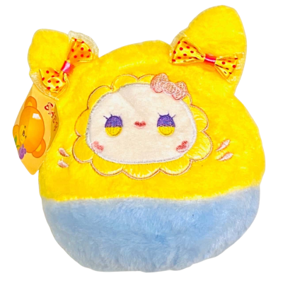 Cutesy Yellow/Blue/Pink Creature Plushie