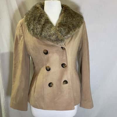 PRECIS Size 12 Winter Coat Beige 