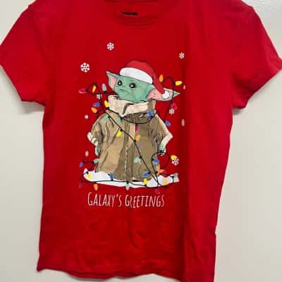 Star Wars Women's Size XS Short Sleeve Shirt - Christmas 