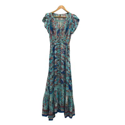 Jaase Womens  Size M Maxi Dress Blue / Multicoloured 
