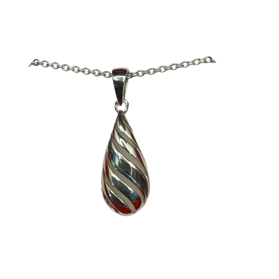  Womens Necklace Green / Silver 