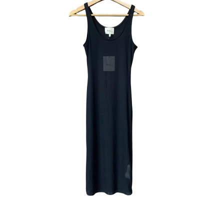 BNWT AndCo Womens Size XS Black Sheer Mesh Dress  