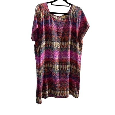 Kachel Womens  Size 14 Casual Dress Multicoloured 100% Silk 