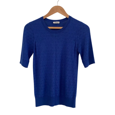 Marcs Womens  Size XS 3/4 Sleeve Top / Short Sleeve Top Blue 