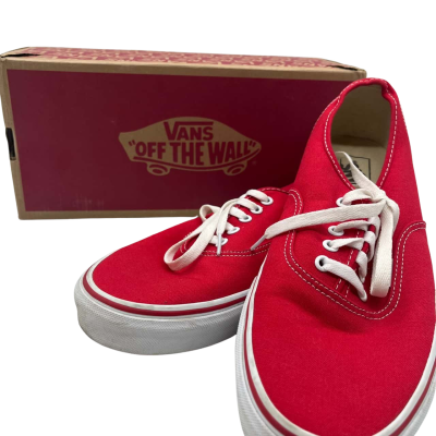 Mens Red Size 12 Vans