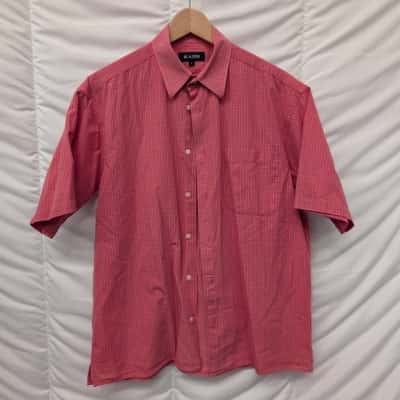 Blazer Mens Short Sleeve Checked Shirt - Size M 