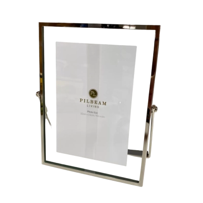 Pilbeam Living- Photo Frame Silver 4x6 in 