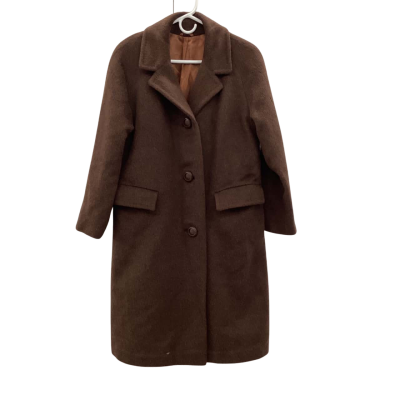  Womens Vintage Antman of Melbourne Winter Coat Brown mohair (see description for measurements)